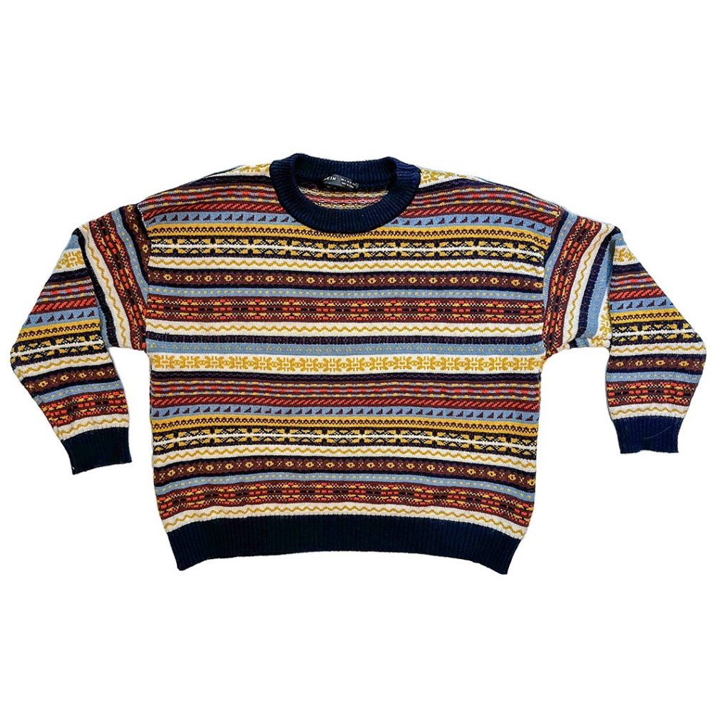 SHEIN Multicolor Soft Knit Sweater (Size M)